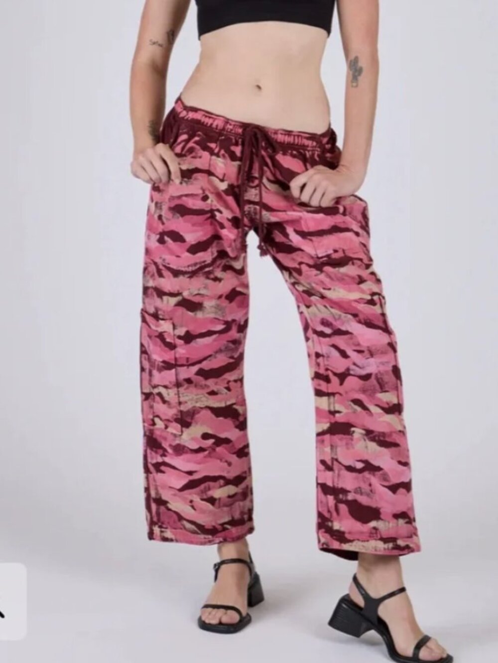 Big Bud Press Pink Camo Cargo Pants